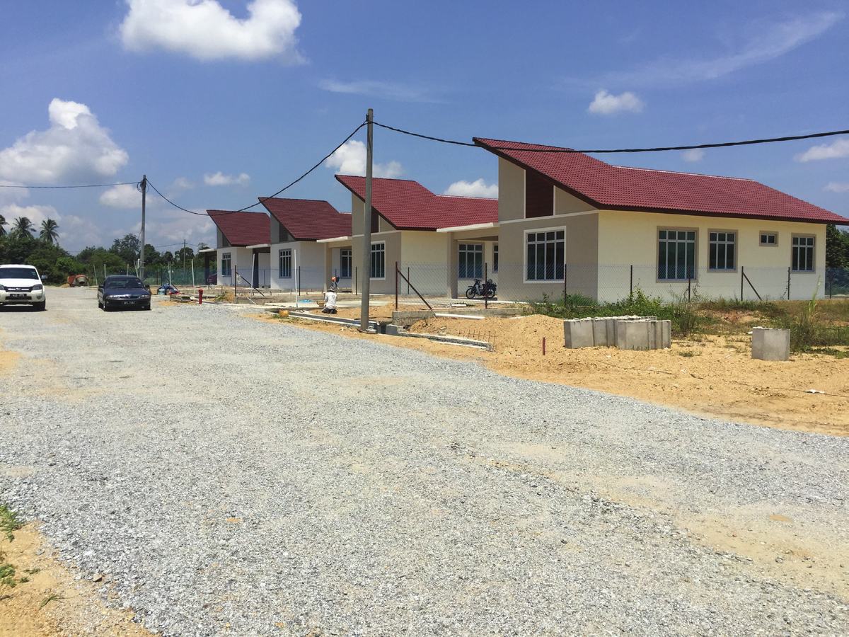 Four completed residential houses PT5497 to PT5500
